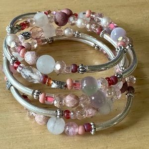 Beautiful Pink Expandable Bracelet
